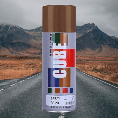 MODAROCK Cube Brown Spray Paint Brown Spray Paint 400 ml(Pack of 1)