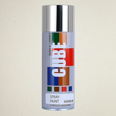MODAROCK Cube Chrome Spray Paint Bright Chrome Spray Paint 400 ml(Pack of 1)