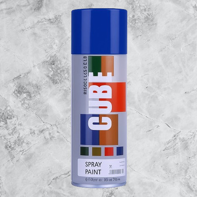 Golden Fox Cube Blue Spray Paint Medium Blue Spray Paint 400 ml(Pack of 1)