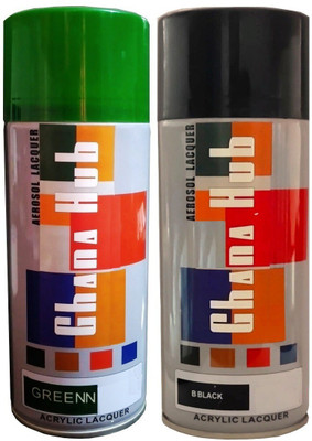 CUBE Cube Aerosol Spray Paint for Multipurpose Multicolor Spray Paint 400 ml(Pack of 2)