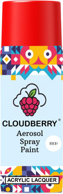 Cloudberry Gloss Finish Red Spray Paint 400 ml(Pack of 1)