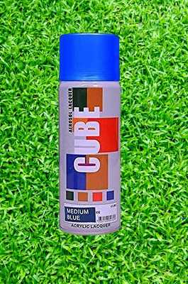 Golden Fox cube Aerosol Spray Paint 400ml for Multipurpose use Blue Spray Paint 400 ml(Pack of 1)