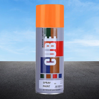 MODAROCK Cube orange Spray Paint Orange Spray Paint 400 ml(Pack of 1)