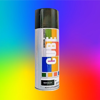 MODAROCK MATT BLACK Spray Paint 400 ml(Pack of 1)