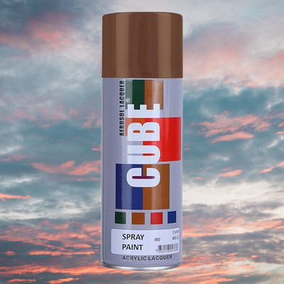 MODAROCK Cube Brown Spray Paint Brown Spray Paint 400 ml(Pack of 1)