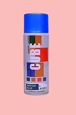 Golden Fox cube Aerosol Spray Paint 400ml for Multipurpose use Blue Spray Paint 400 ml(Pack of 1)