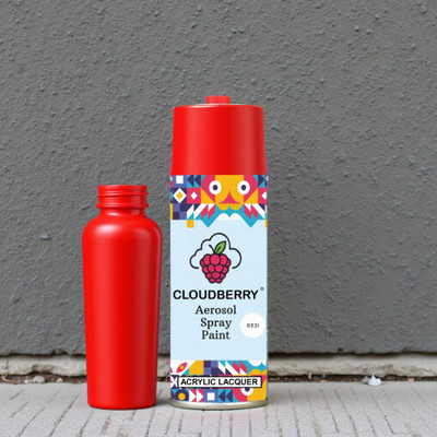 Cloudberry Gloss Finish Red Spray Paint 400 ml(Pack of 1)