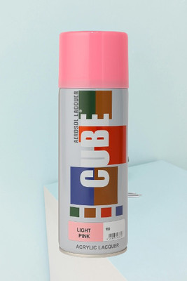 Golden Fox CUBE Light Pink Acrylic Lacquer Spray Paint Pink Spray Paint 400 ml(Pack of 1)
