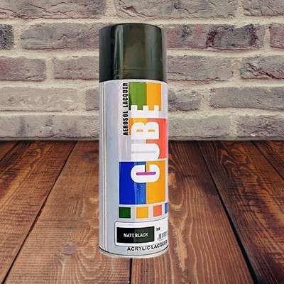 MODAROCK MATT BLACK Spray Paint 400 ml(Pack of 1)