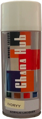 GHANA HUB Premium Cube F1 Single Ivory Dustproof Clear Spray Paint 450 ml(Pack of 1)