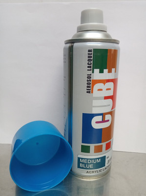 CUBE Blue Spray Paint 400 ml(Pack of 1)