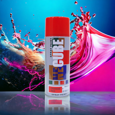 NEGUBE Red Spray Paint 400 ml(Pack of 1)