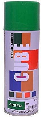 CUBE Green Spray Paint 400 ml(Pack of 1)
