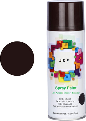 J & F Brown Spray Paint 400 ml(Pack of 1)