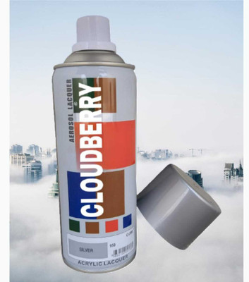 Cloudberry Gloss Finish Silver Spray Paint 400 ml(Pack of 1)