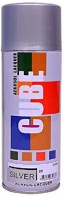 MODAROCK Silver Spray Paint 400 ml(Pack of 1)