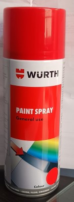 Wurth WURTH PAINT SPRAY Red Spray Paint 400 ml(Pack of 1)