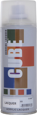 MOBIAX MOBIAX White Spray Paint 400 ml(Pack of 1)