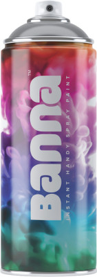 Banna Acrylic Spray Paint | Multi-Surface for Metal Paint Mint White Spray Paint 440 ml(Pack of 1)