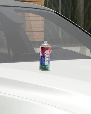 Banna Automotive Spray Can for Car Metal Surface, Matte Finish, Quick-Drying New Superio White Spray Paint 440 ml(Pack of 1)