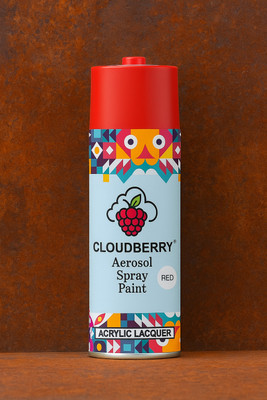 Cloudberry Gloss Finish Red Spray Paint 400 ml(Pack of 1)