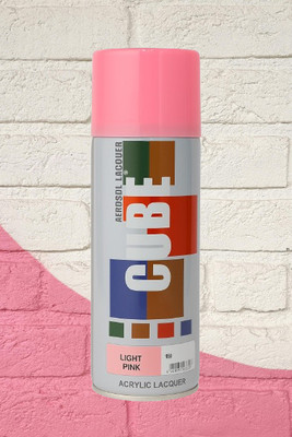 Golden Fox CUBE Light Pink Acrylic Lacquer Spray Paint Pink Spray Paint 400 ml(Pack of 1)