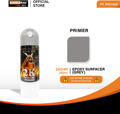 Samurai Kurobushi 2K Epoxy 2K04P Grey Spray Paint 300 ml(Pack of 1)