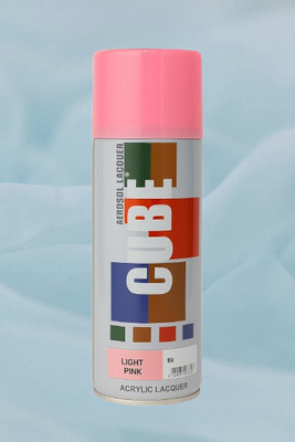 Golden Fox CUBE Light Pink Acrylic Lacquer Spray Paint Pink Spray Paint 400 ml(Pack of 1)