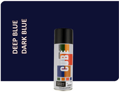CUBE AUTO CARE SPRAY PAINT DARK BLUE Spray Paint 350 ml(Pack of 1)