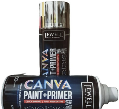 JeWell BRIGHT CHROME (3012) Spray Paint 400 ml(Pack of 1)
