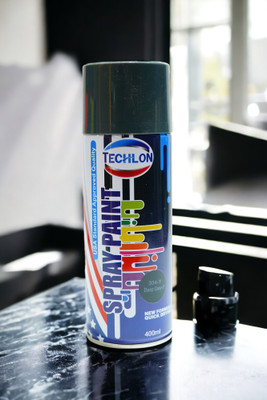 Techlon Premium, Universal & Multipurpose Grey Spray Paint 450 ml(Pack of 1)