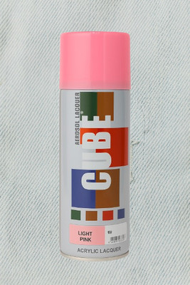 MODAROCK CUBE Light Pink Acrylic Lacquer Spray Paint Pink Spray Paint 400 ml(Pack of 1)