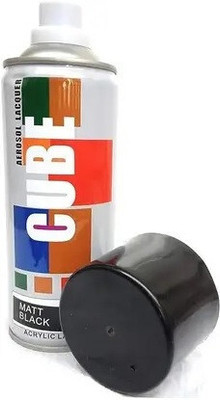 MODAROCK MATT BLACK Spray Paint 400 ml(Pack of 1)