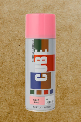 MODAROCK CUBE Light Pink Acrylic Lacquer Spray Paint Pink Spray Paint 400 ml(Pack of 1)