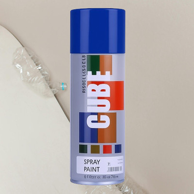 Golden Fox Cube Blue Spray Paint Medium Blue Spray Paint 400 ml(Pack of 1)