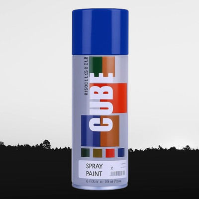 Golden Fox Cube Blue Spray Paint Medium Blue Spray Paint 400 ml(Pack of 1)
