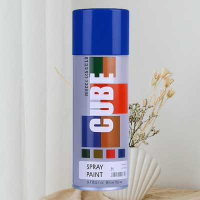 Golden Fox Cube Blue Spray Paint Medium Blue Spray Paint 400 ml(Pack of 1)