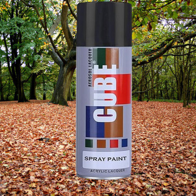 MODAROCK GLOSS BLACK Spray Paint 400 ml(Pack of 1)