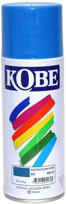 Kobe River Blue Spray Paint Gloss Finish Spray Paint Quick Dry Good finish Blue Spray Paint 400 ml(Pack of 1)