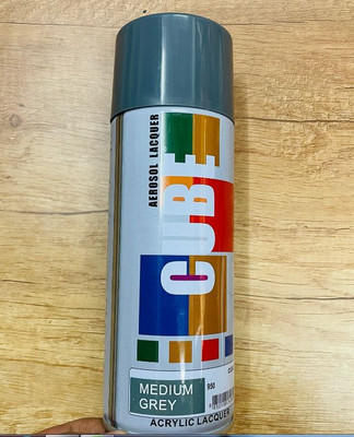 CUBE Grey Spray Paint 400 ml(Pack of 1)