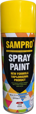 Sampro Yellow Spray Paint 400 ml(Pack of 1)