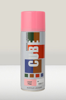 Golden Fox CUBE Light Pink Acrylic Lacquer Spray Paint Pink Spray Paint 400 ml(Pack of 1)