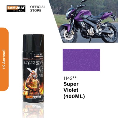 Samurai Kurobushi Metallic Colours Purple Spray Paint 400 ml(Pack of 1)