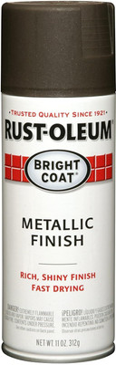 MROkart Rust-Oleum Stops Rust Bright Coat 7713830 Brown Spray Paint 312 ml(Pack of 1)