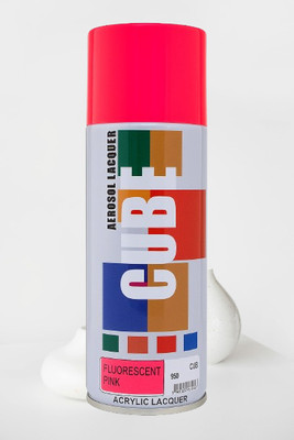 Golden Fox fluorescent pink Spray Paint 400 ml(Pack of 1)