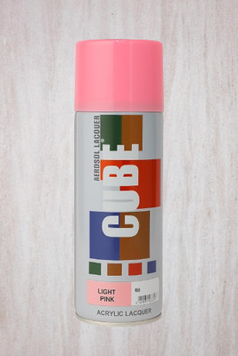 MODAROCK CUBE Light Pink Acrylic Lacquer Spray Paint Pink Spray Paint 400 ml(Pack of 1)