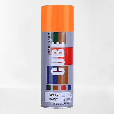 MODAROCK Cube orange Spray Paint Orange Spray Paint 400 ml(Pack of 1)