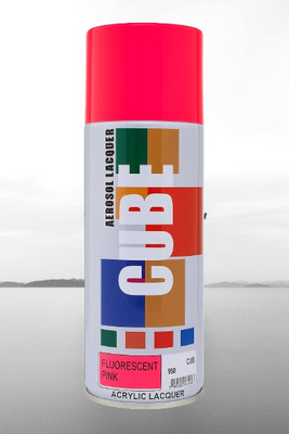 Golden Fox fluorescent pink Spray Paint 400 ml(Pack of 1)