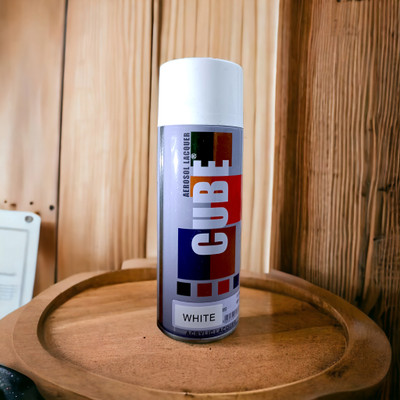 GHANA HUB Original Cube White Spray Paint 400 ml(Pack of 1)