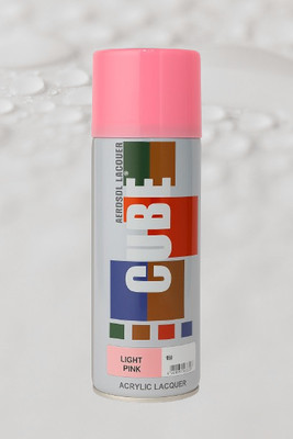 Golden Fox CUBE Light Pink Acrylic Lacquer Spray Paint Pink Spray Paint 400 ml(Pack of 1)
